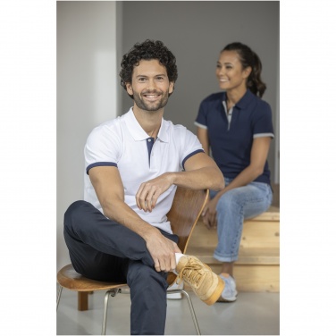 Logotrade meene foto: Morgani lühikeste varrukatega naiste kahetooniline polo